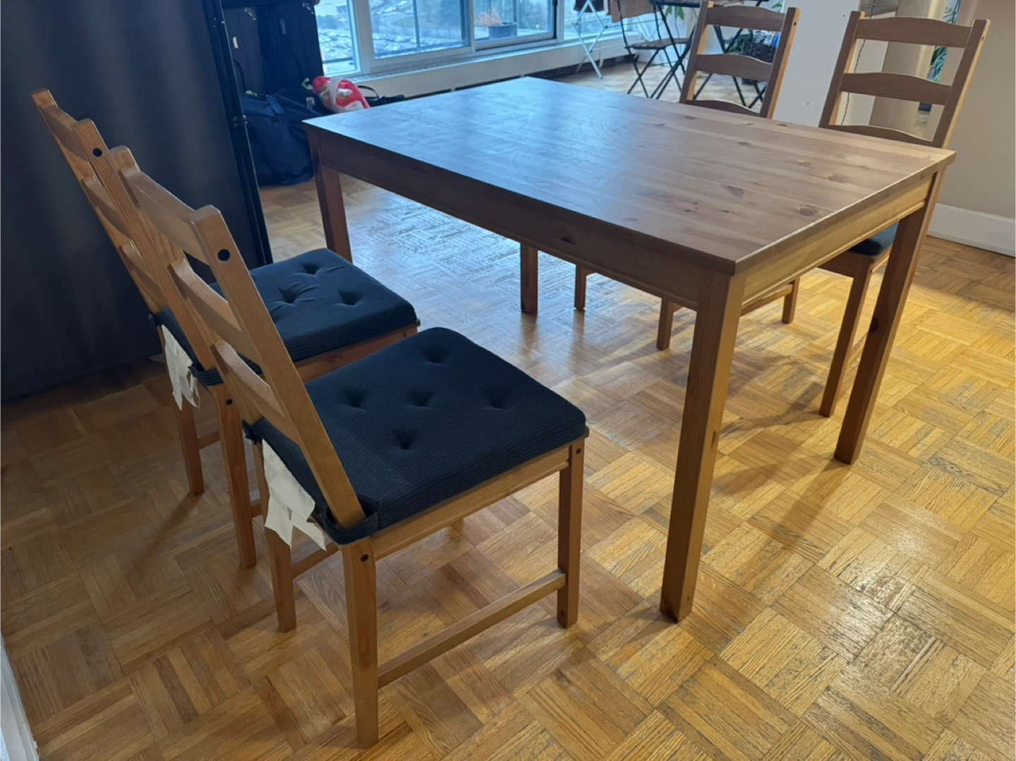IKEA Dining Table and 4 Chairs - photo 4