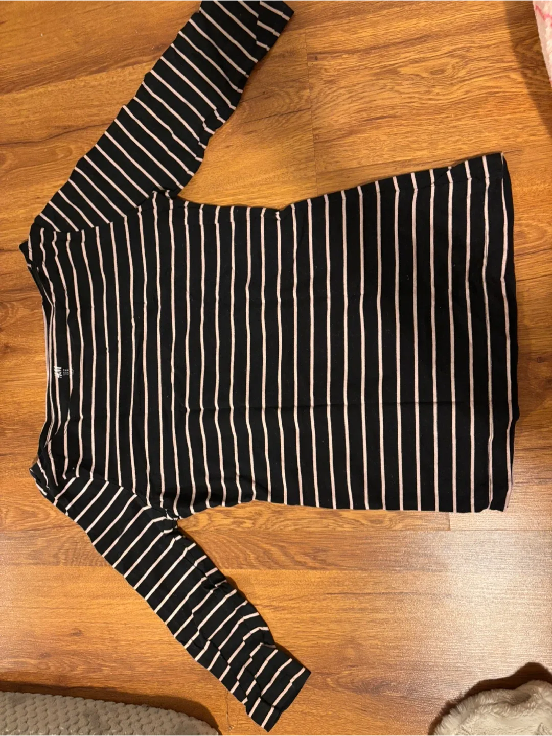 H&M Striped Long Sleeve Shirt