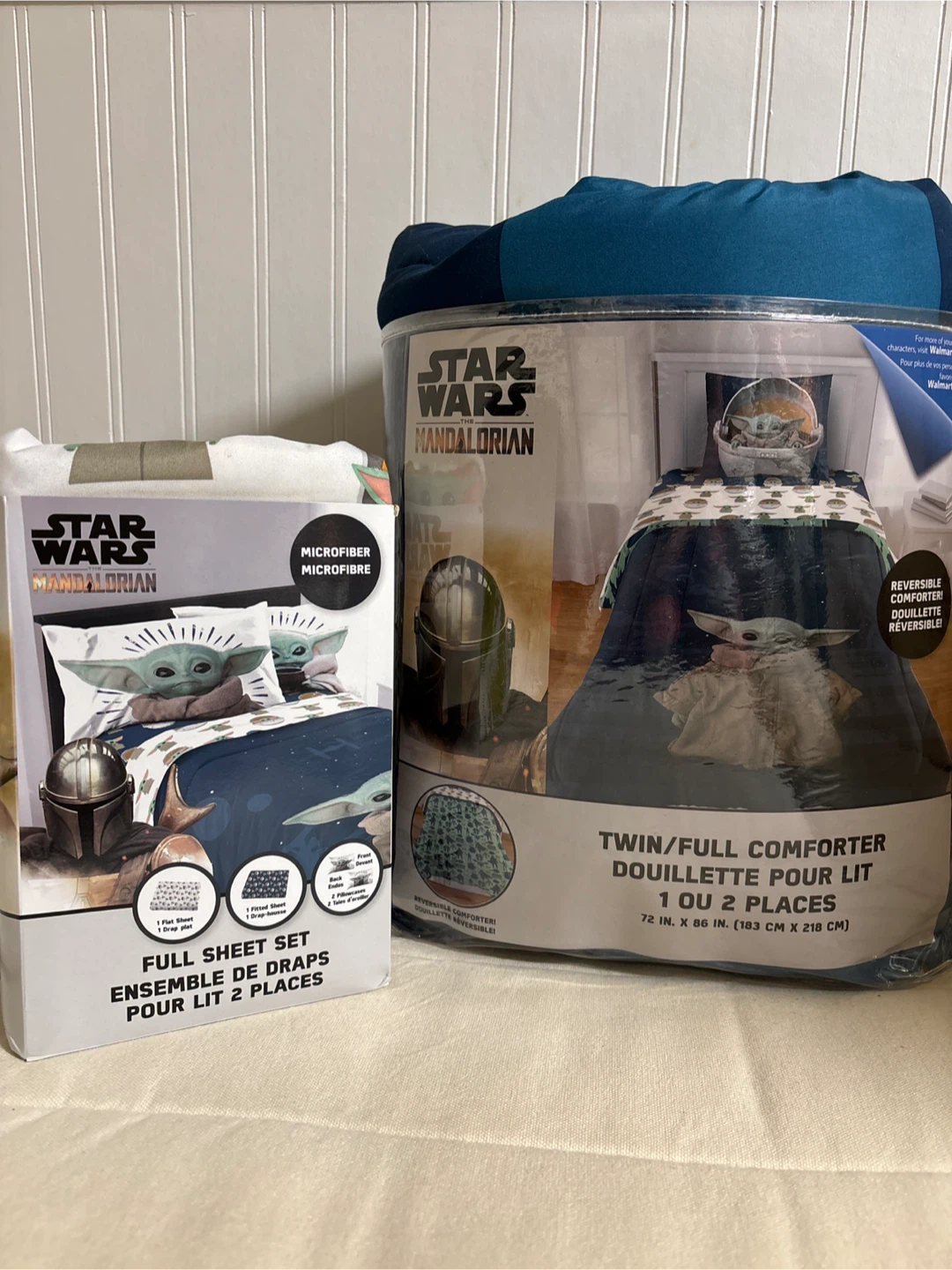 Star Wars Mandalorian Baby Yoda Reversible Comforter Set - photo 3