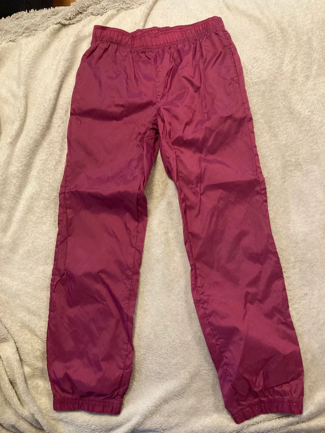Joe Fresh Burgundy Nylon Rain Pants