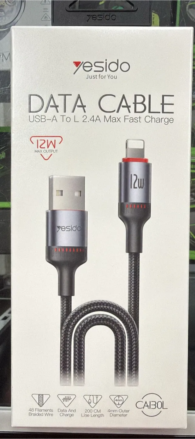 Yesido USB-A to Lightning Data Cable