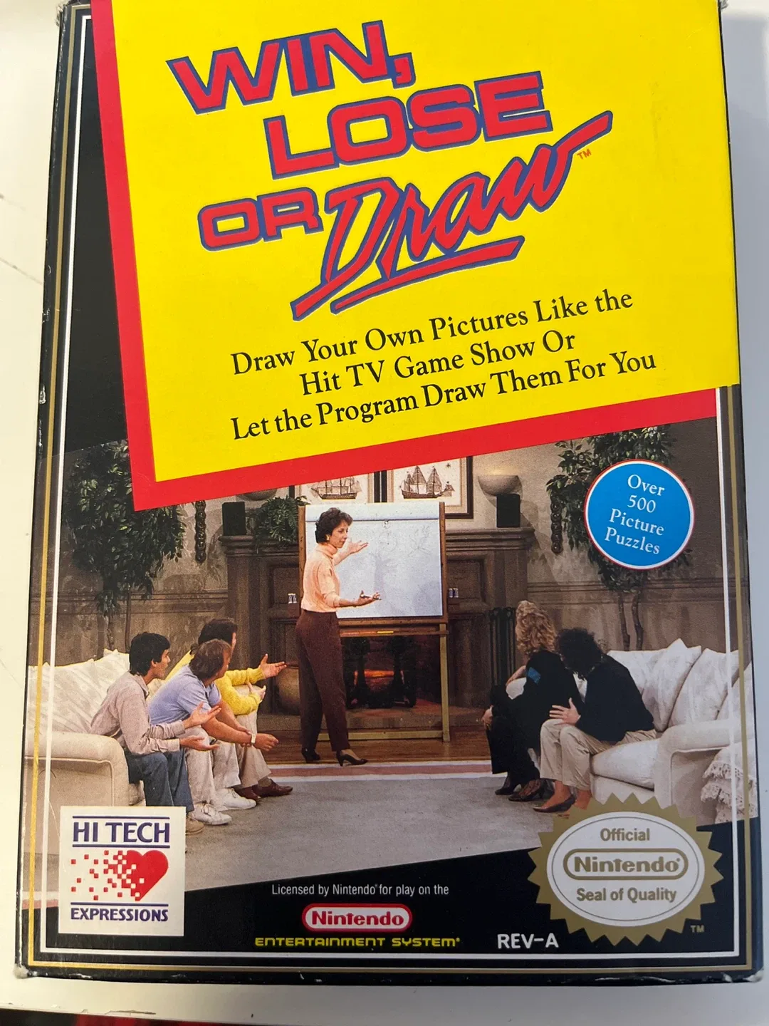 Win, Lose or Draw NES Game