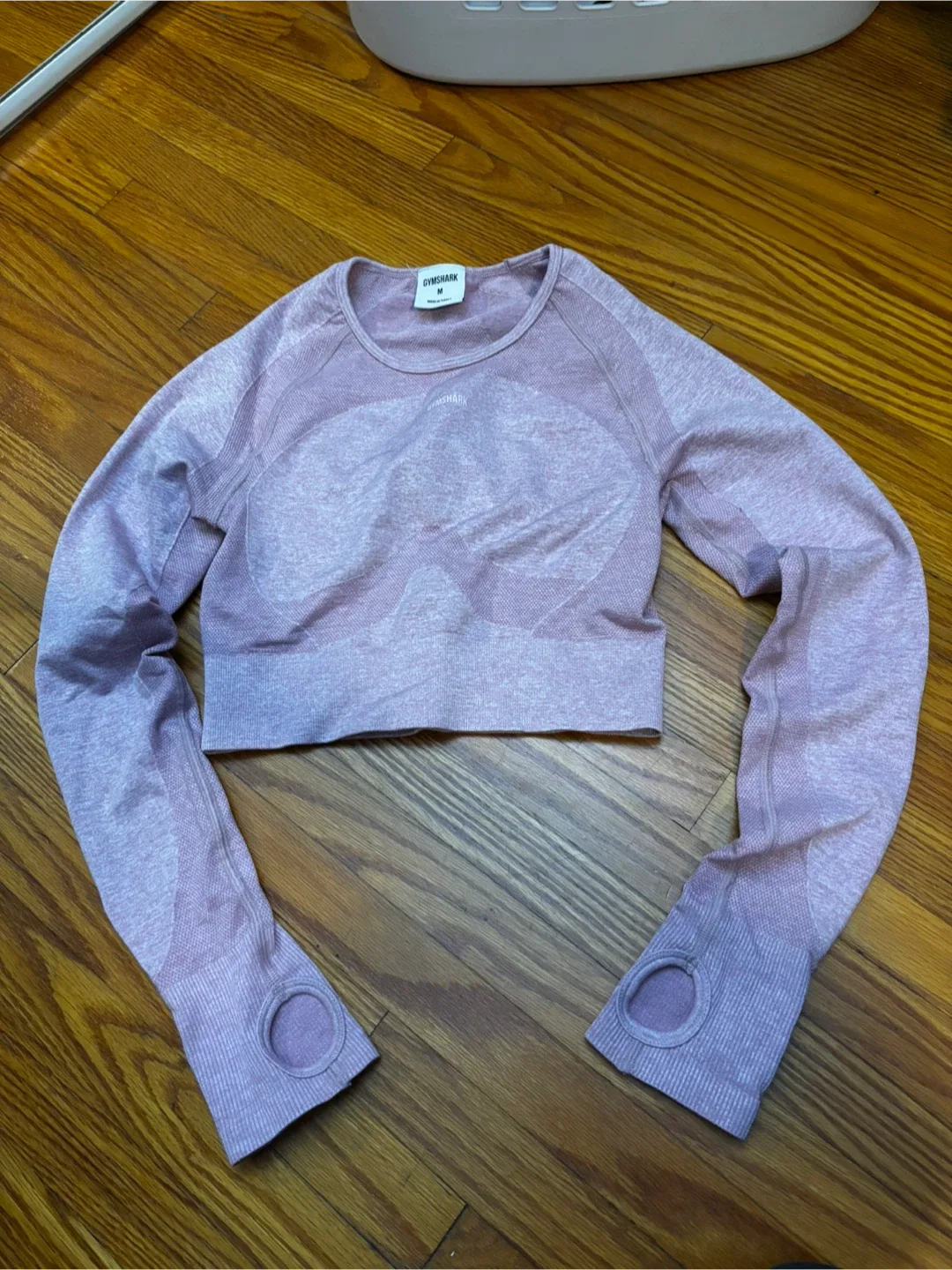 Gymshark Long Sleeve Crop Top - Size M
