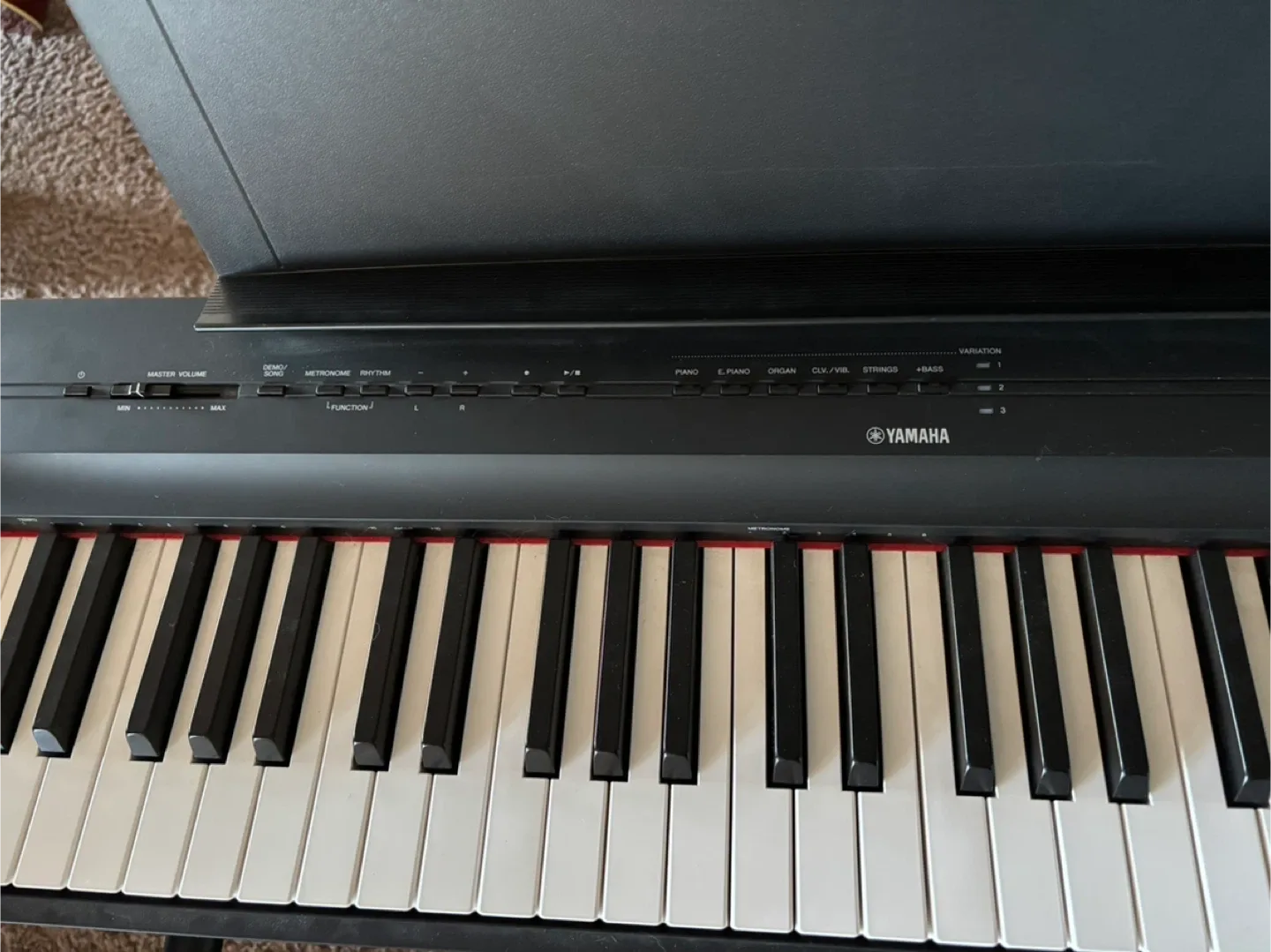Yamaha P-125 Digital Piano with Stand & Bench image indicator(3)
