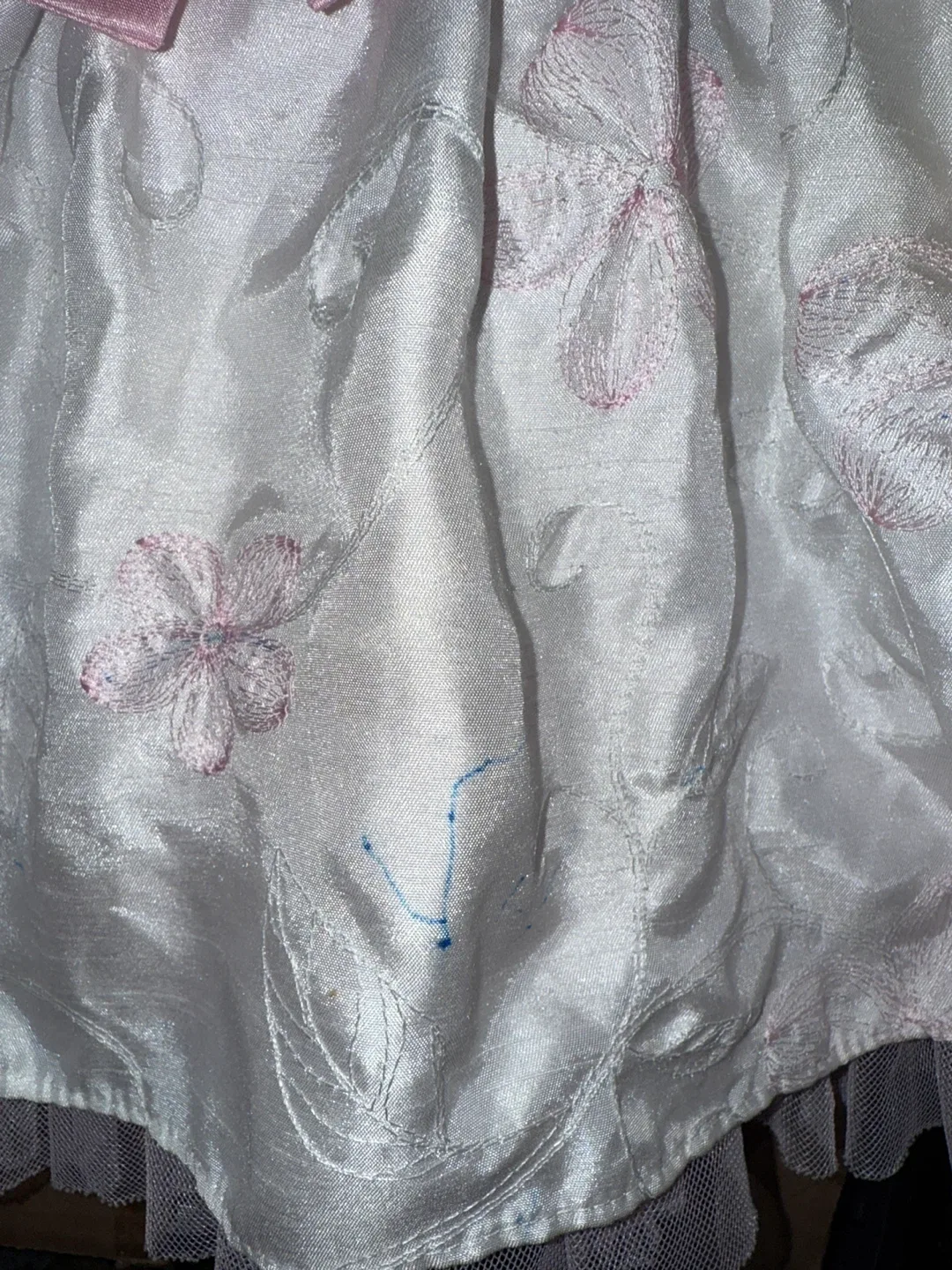 Baby Girl's Dress - White & Pink image indicator(2)