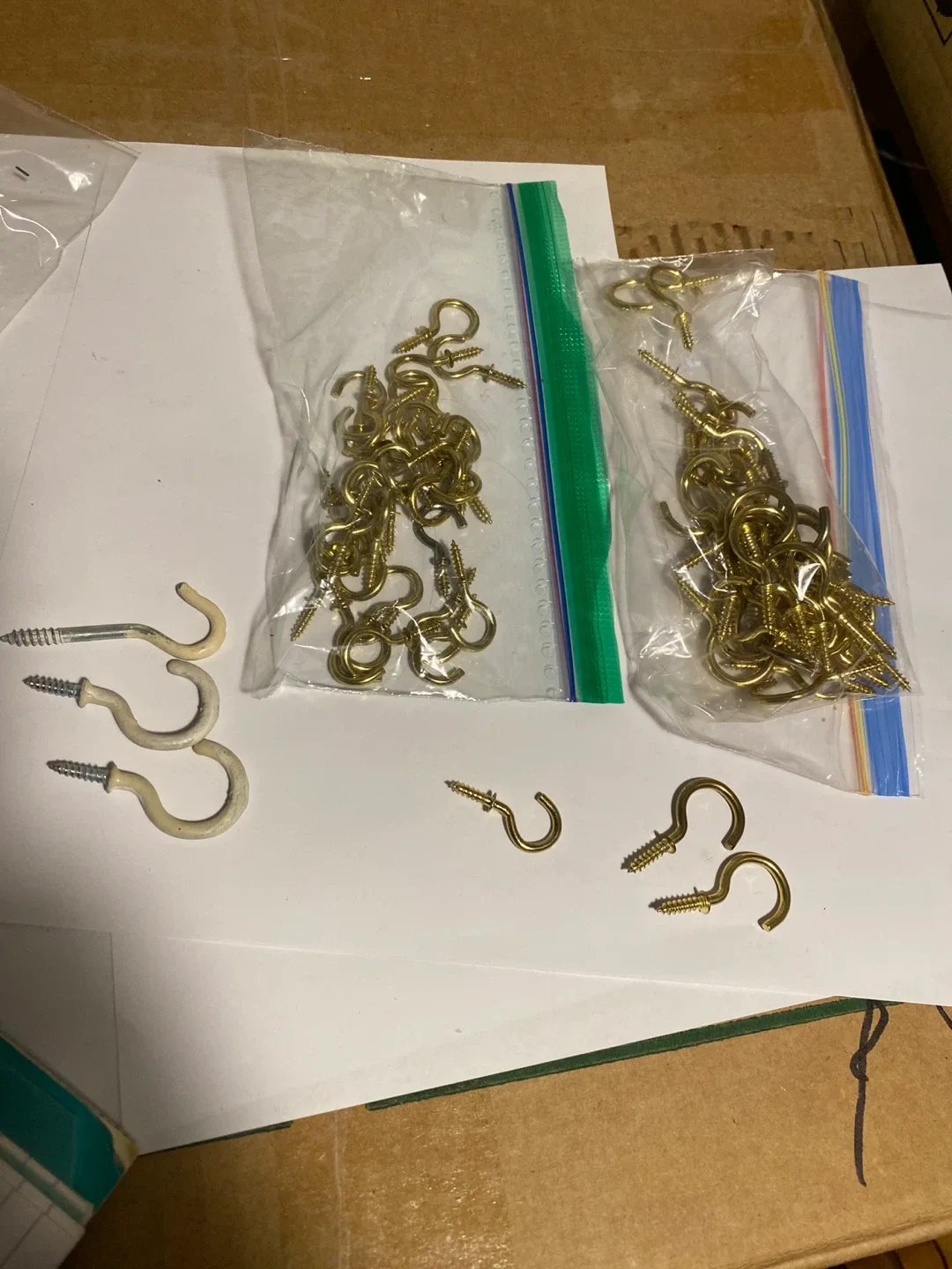 Lot of Screw-In Hooks