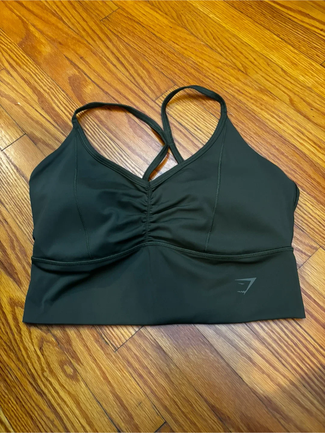 Gymshark Olive Green Sports Bra - Size M