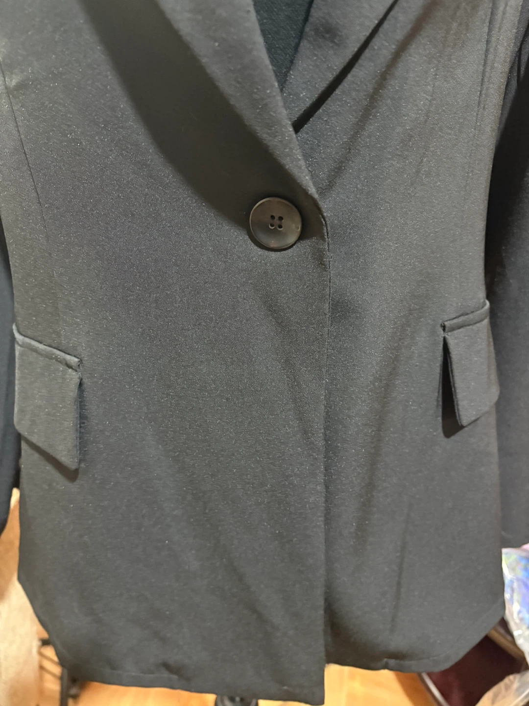 Black Blazer Jacket Size L - photo 4