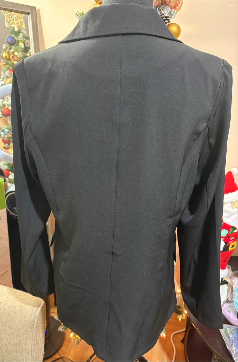Black Blazer Jacket Size L - photo 3
