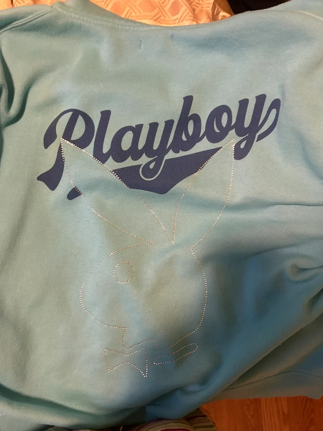 Playboy Blue Hoodie - Size L/XL image indicator(4)