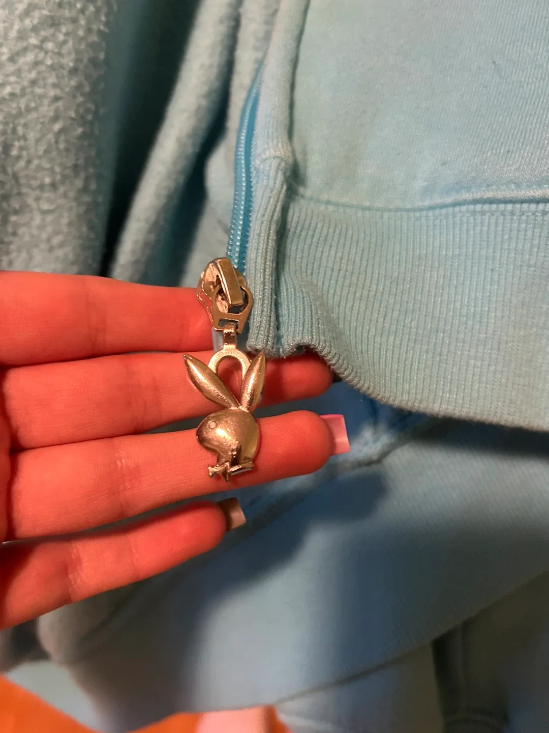 Playboy Blue Hoodie - Size L/XL image indicator(2)