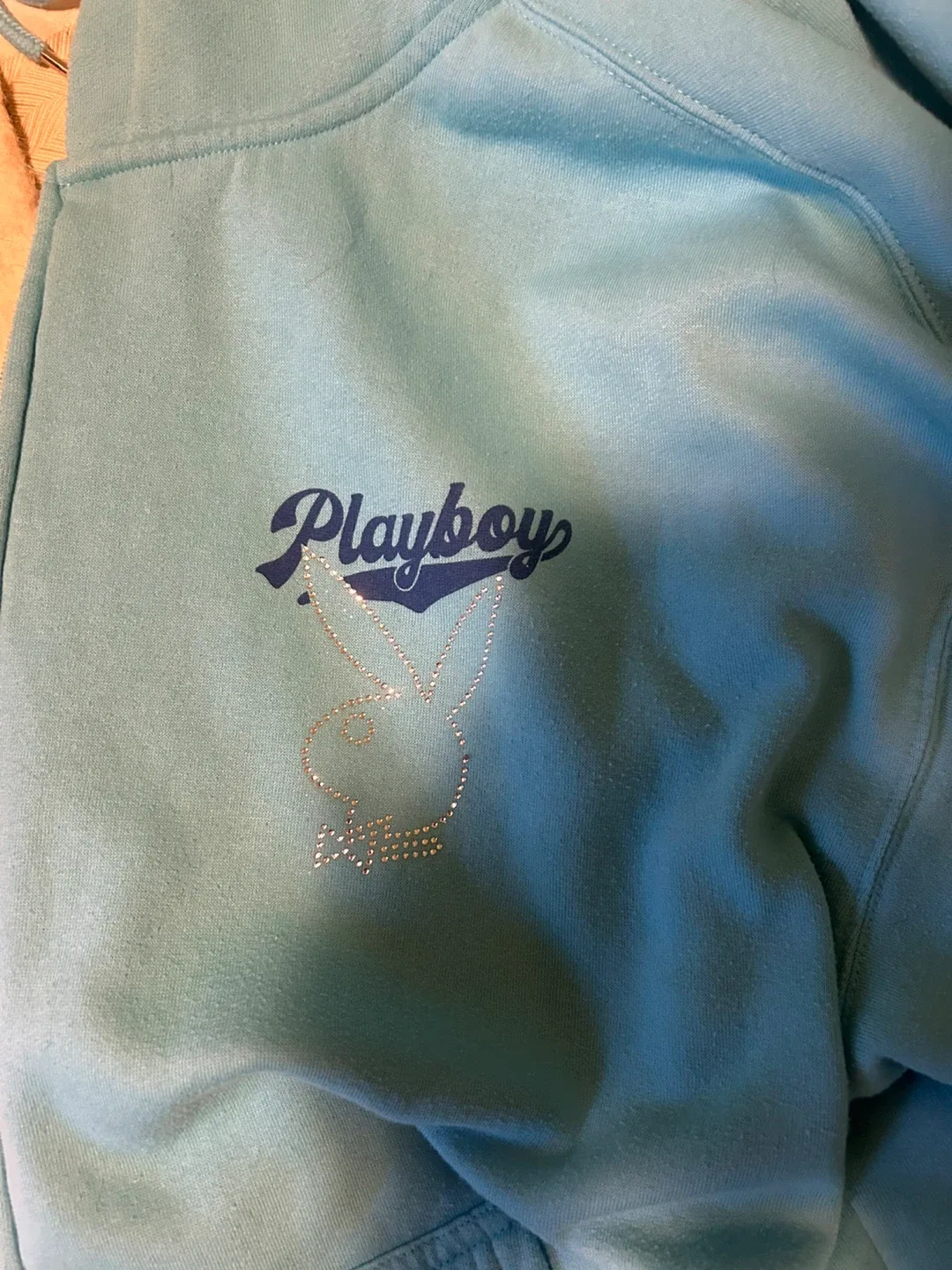 Playboy Blue Hoodie - Size L/XL image indicator(3)
