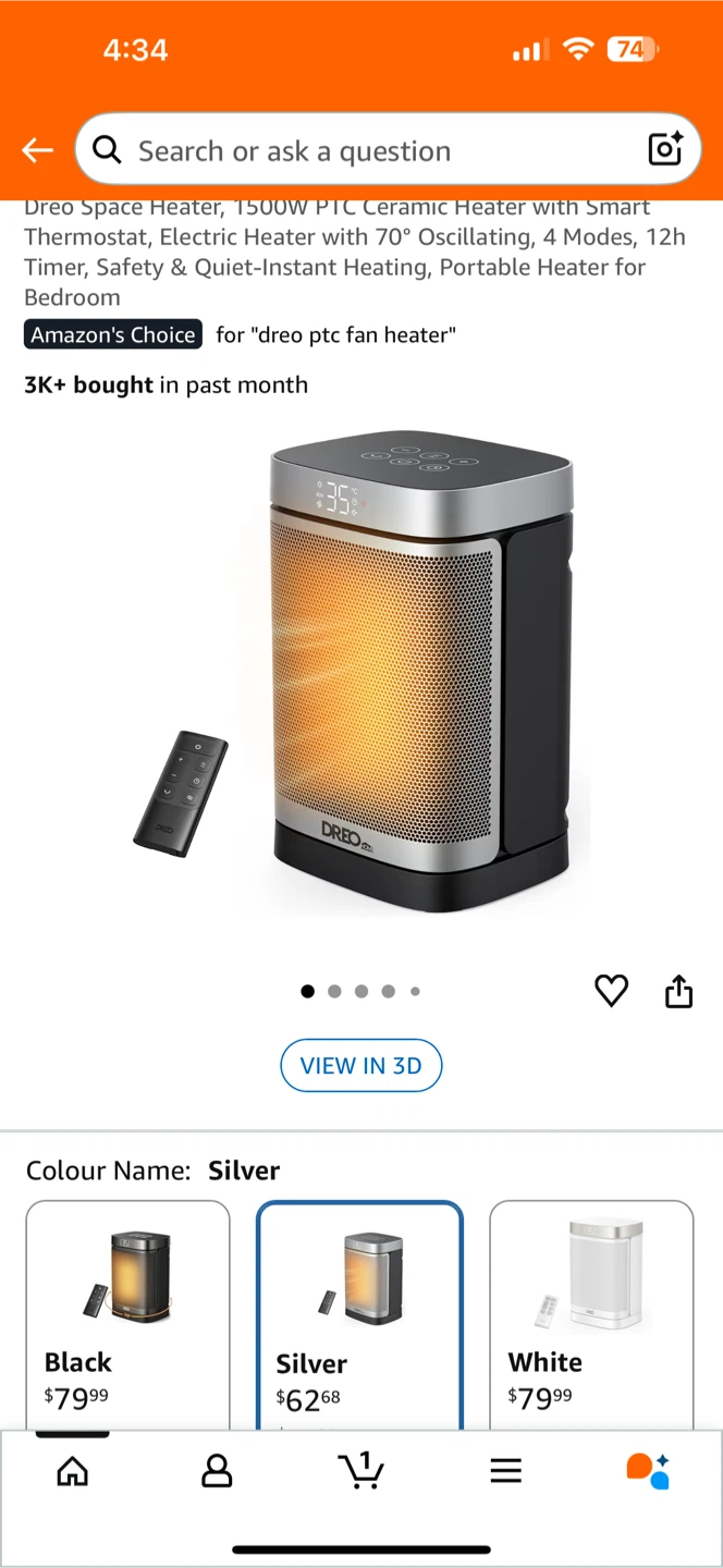 Dreo Space Heater - Brand New
