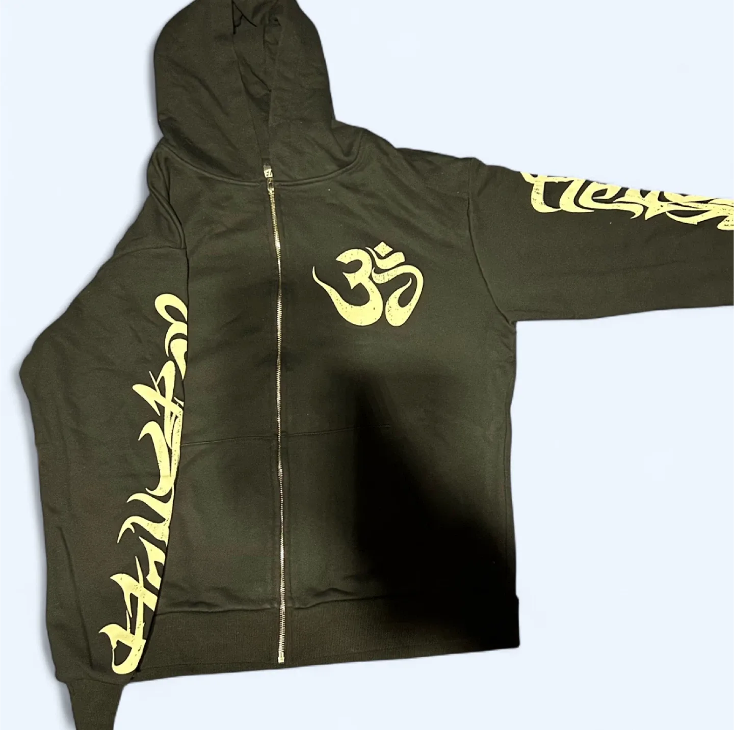 Hellstar Black Zip-Up Hoodie