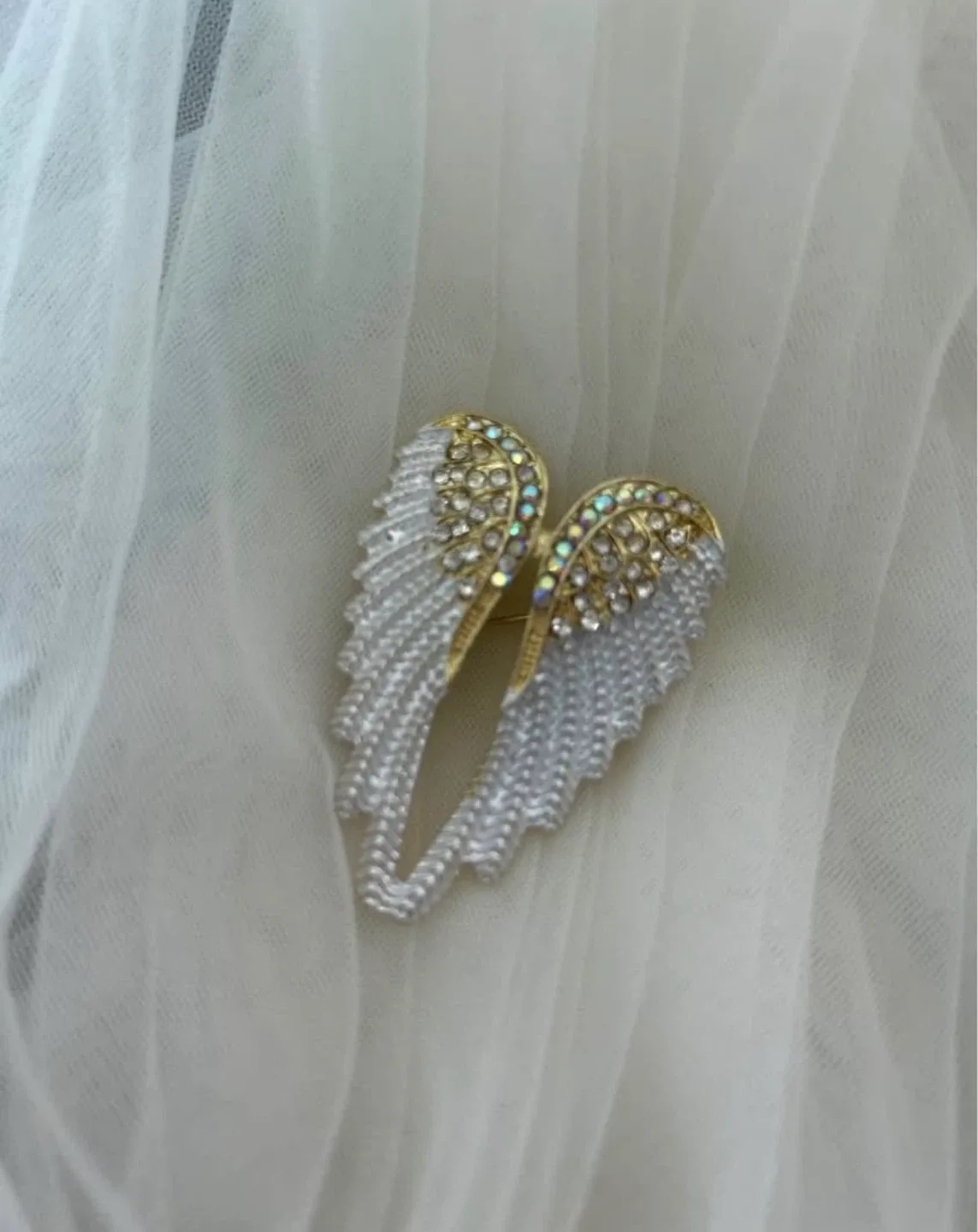 Angel Wing Brooch Pin image indicator(4)