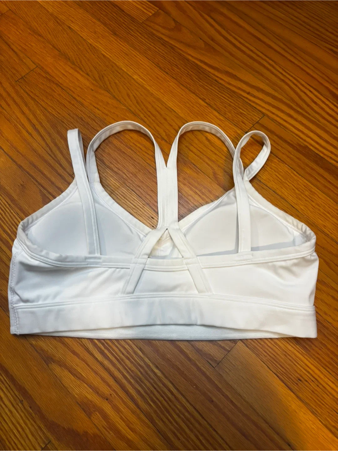 Gymshark White Sports Bra - Size L image indicator(2)