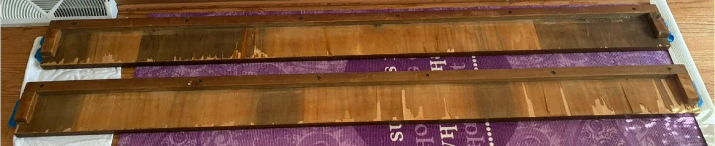 Antique Wooden Full Bed Frame - MUST PICK UP. image indicator(10)