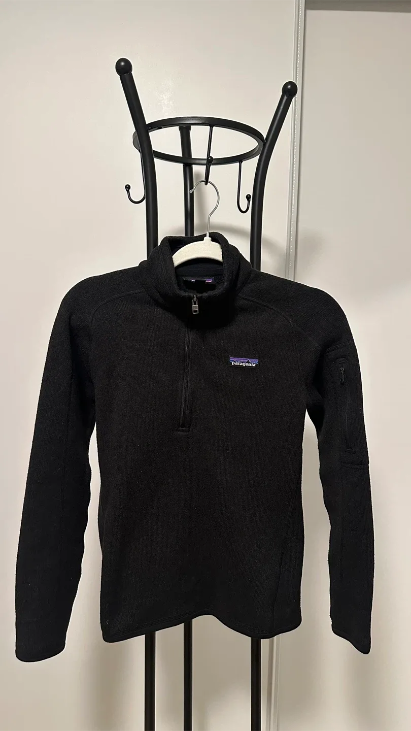Patagonia Women's Better Sweater 1/4-Zip Fleece, Black