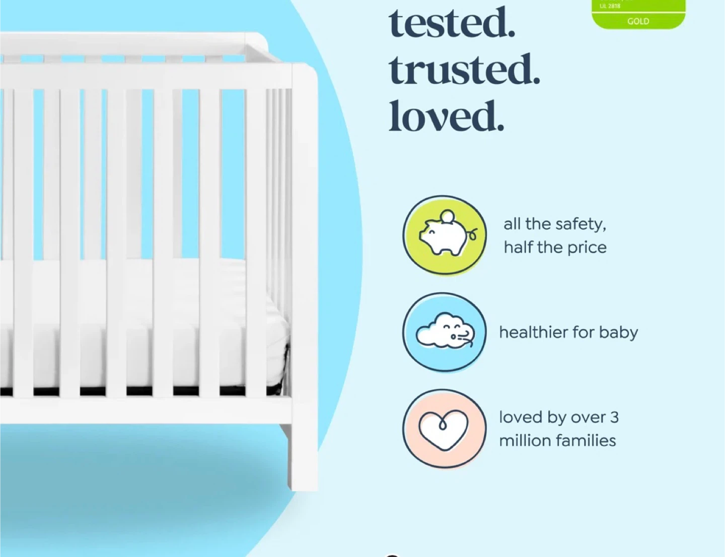 Colby 4-in-1 Low-Profile Convertible Crib - photo 4