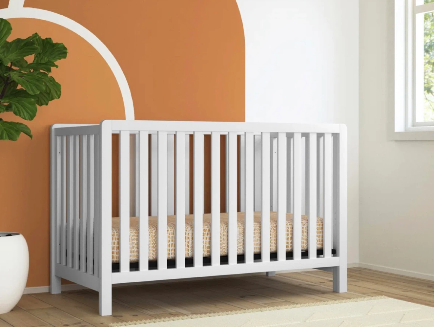 Colby 4-in-1 Low-Profile Convertible Crib