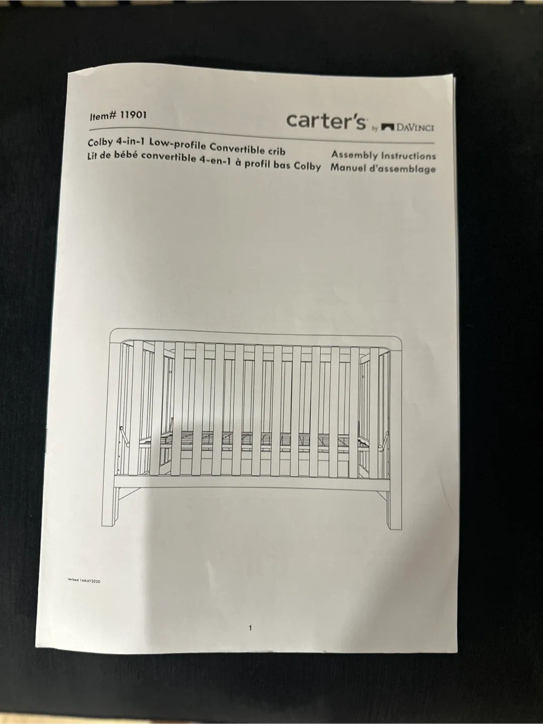 Colby 4-in-1 Low-Profile Convertible Crib image indicator(8)