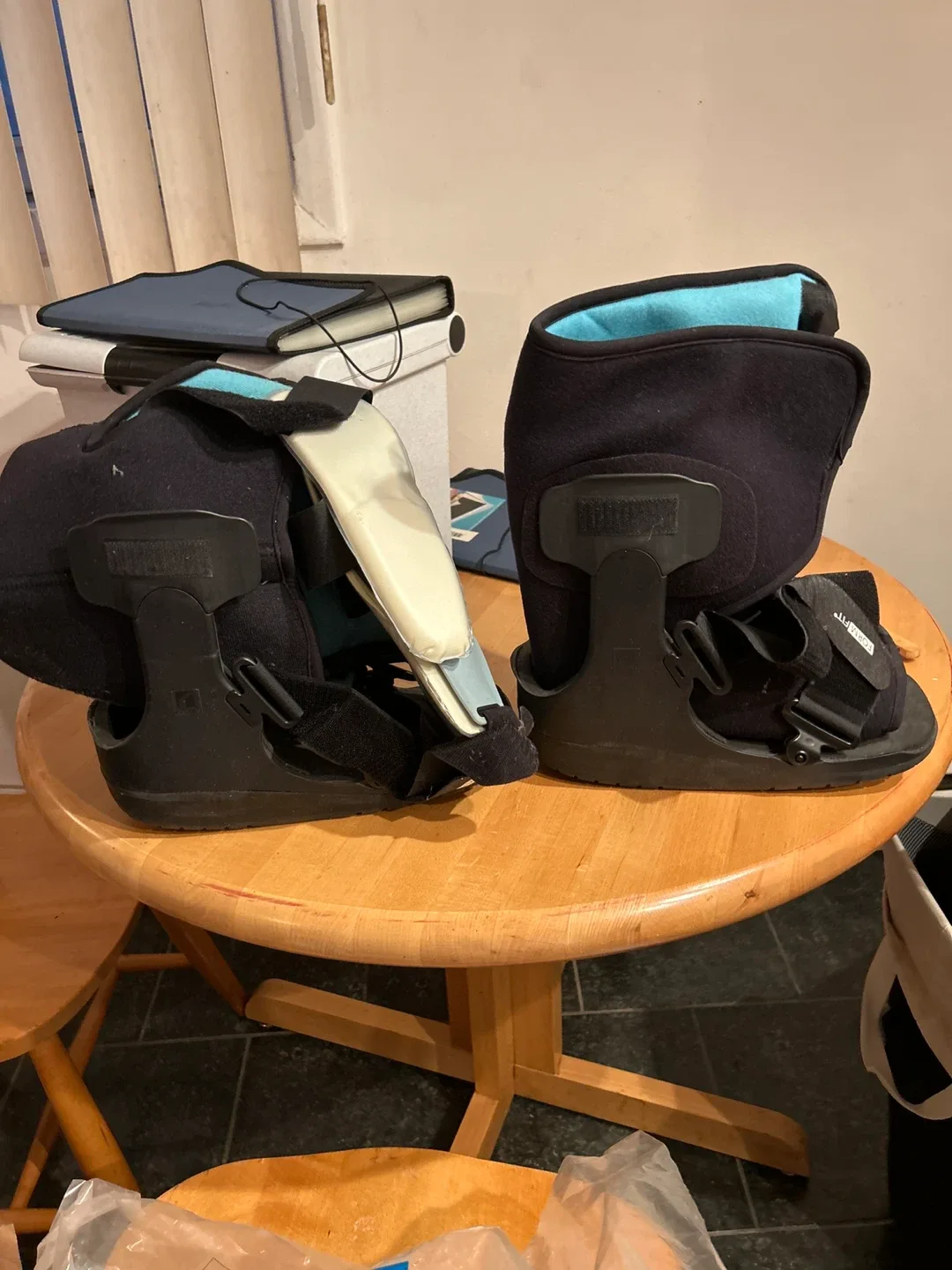 Black Medical Walking Boot