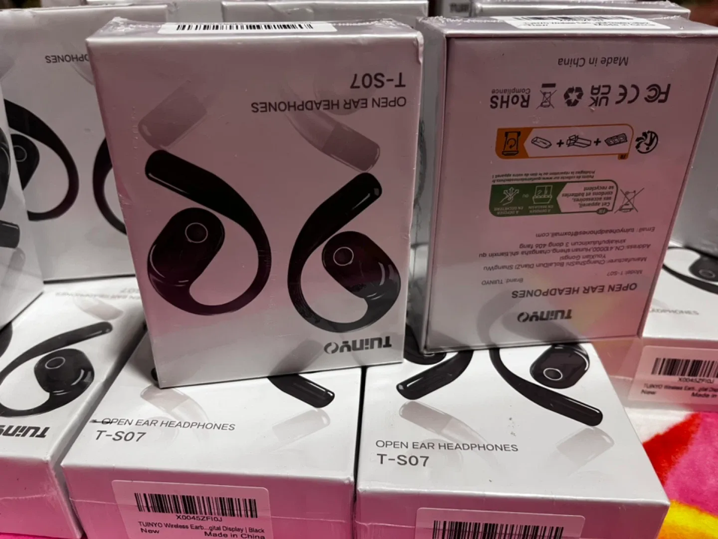 New Tuinyo T-S07 Open Ear Headphones - Black image indicator(2)