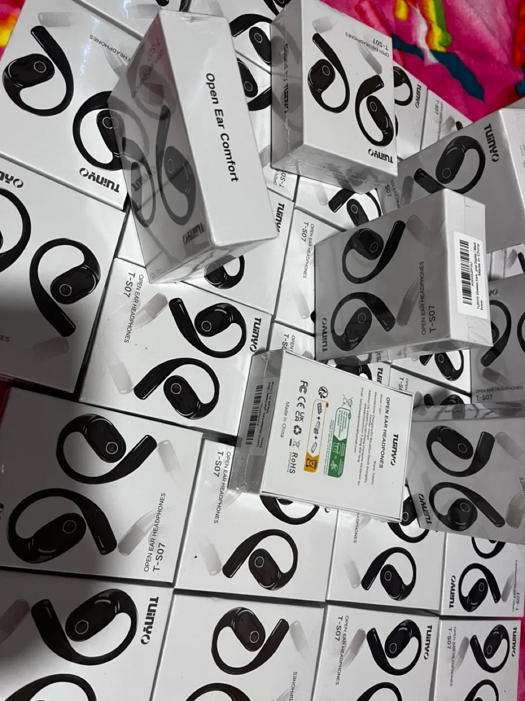 New Tuinyo T-S07 Open Ear Headphones - Black image indicator(3)