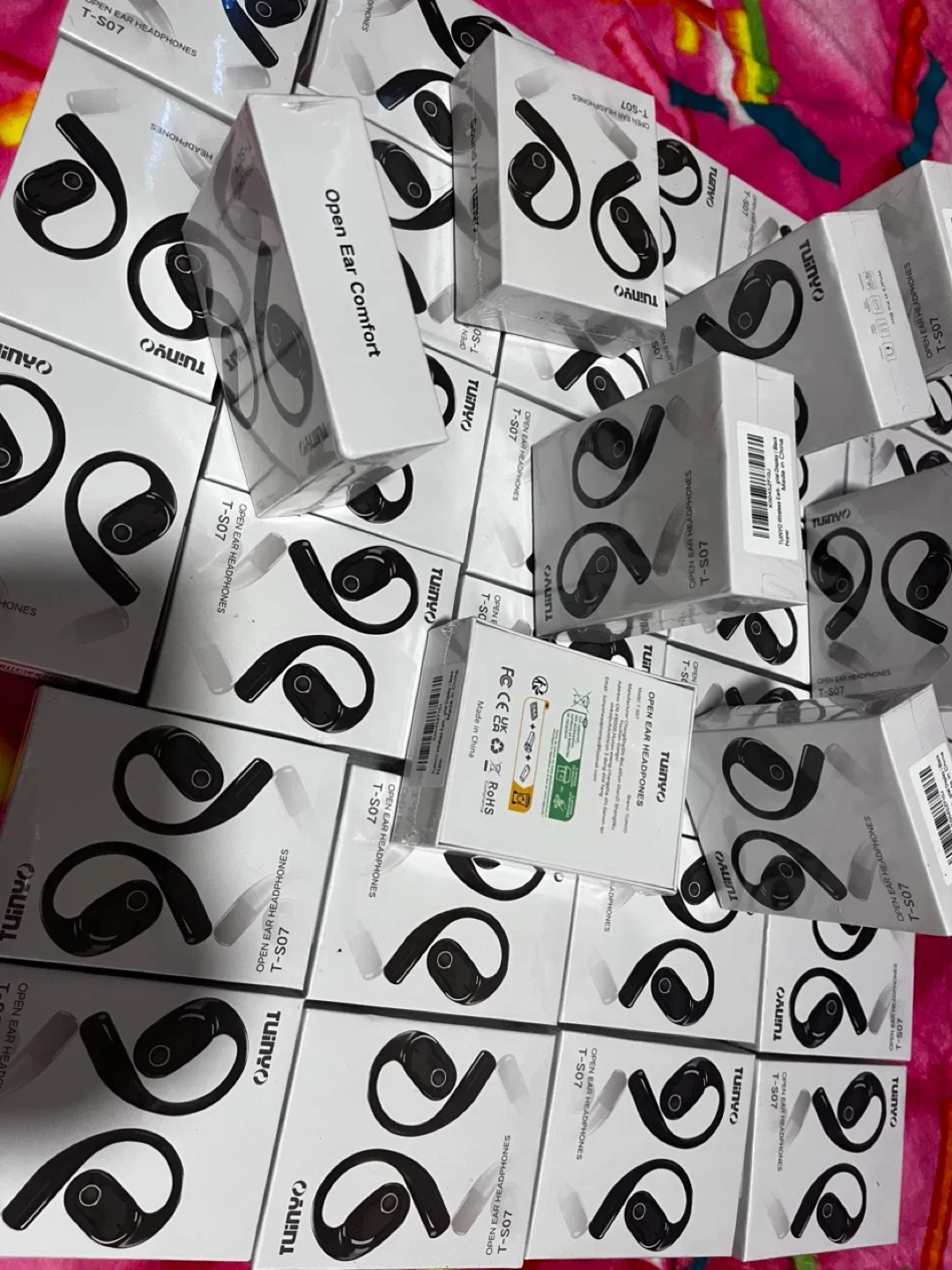 New Tuinyo T-S07 Open Ear Headphones - Black