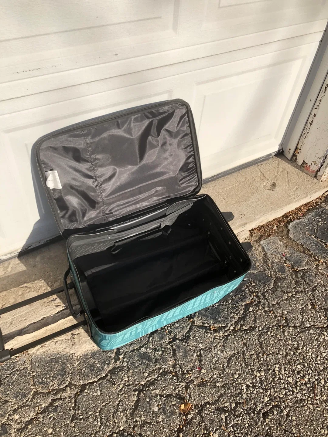 Teal Rolling Suitcase 7x10x20 inch image indicator(3)