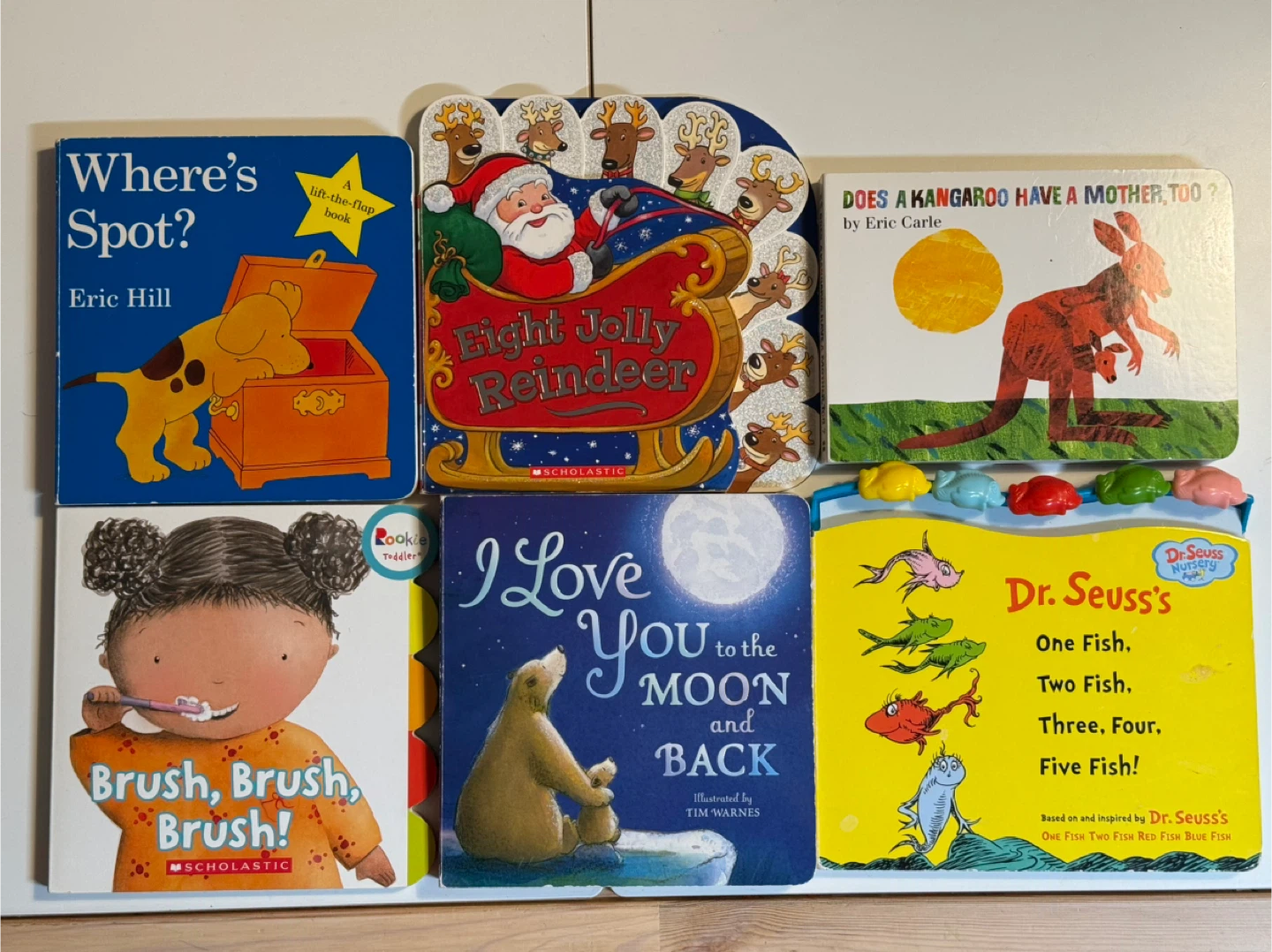 6 Classic Children’s Board Book Bundle in Great Conditions