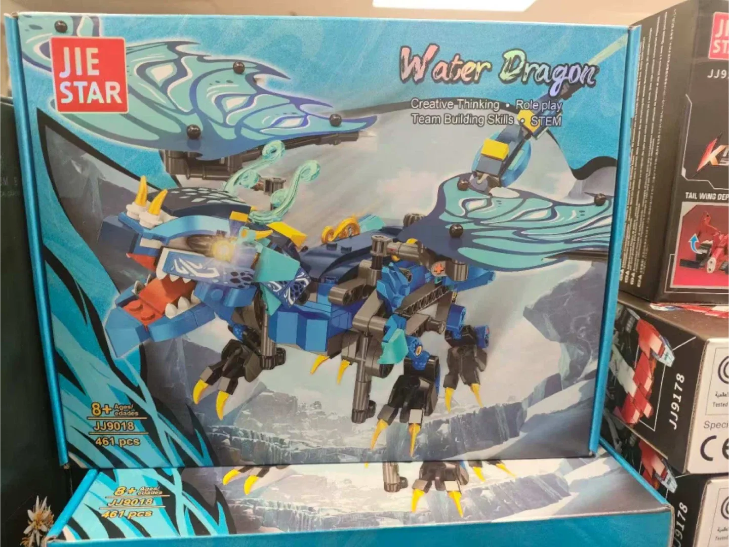 Brand New JIE STAR Water Dragon Building Set - New!