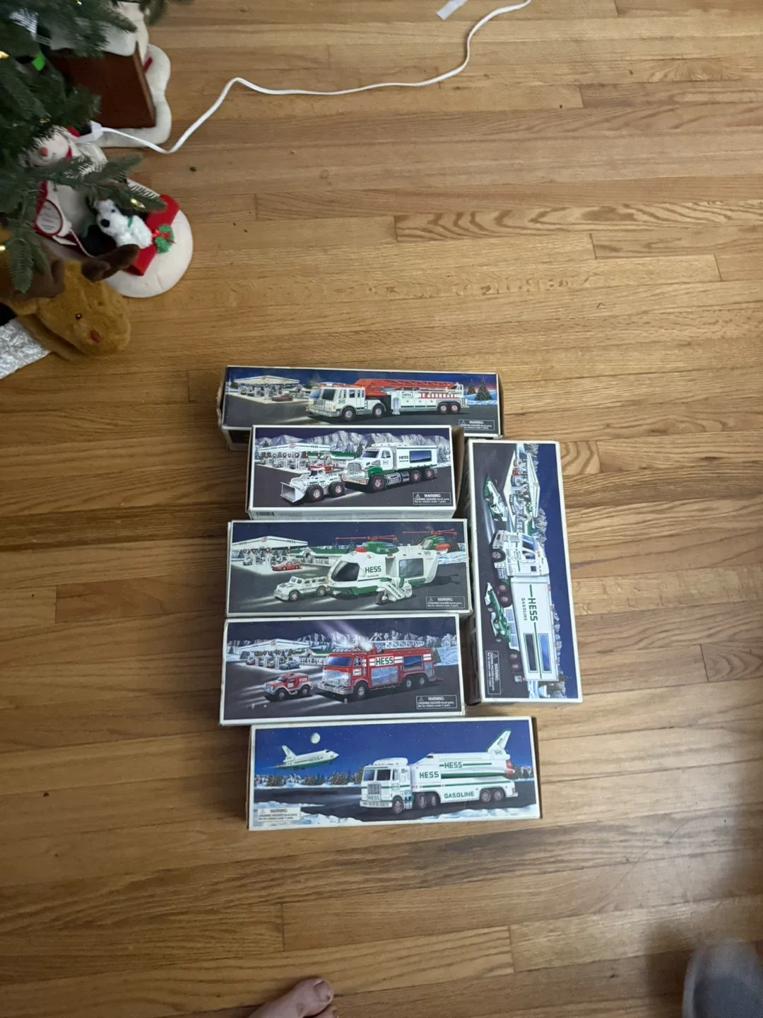 Vintage Hess Toy Trucks with Boxes