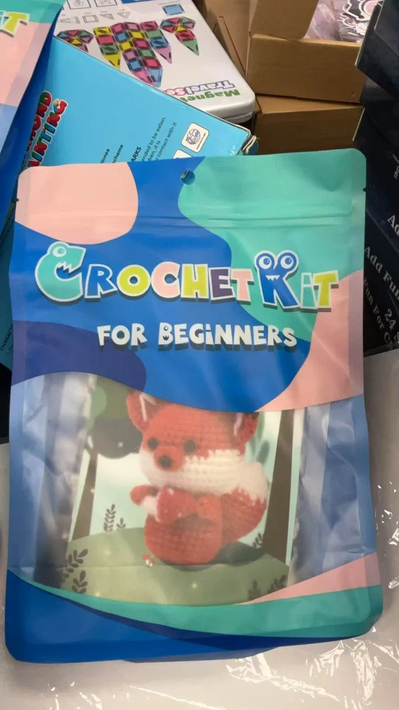 New Crochet Kit for Beginners - Fox