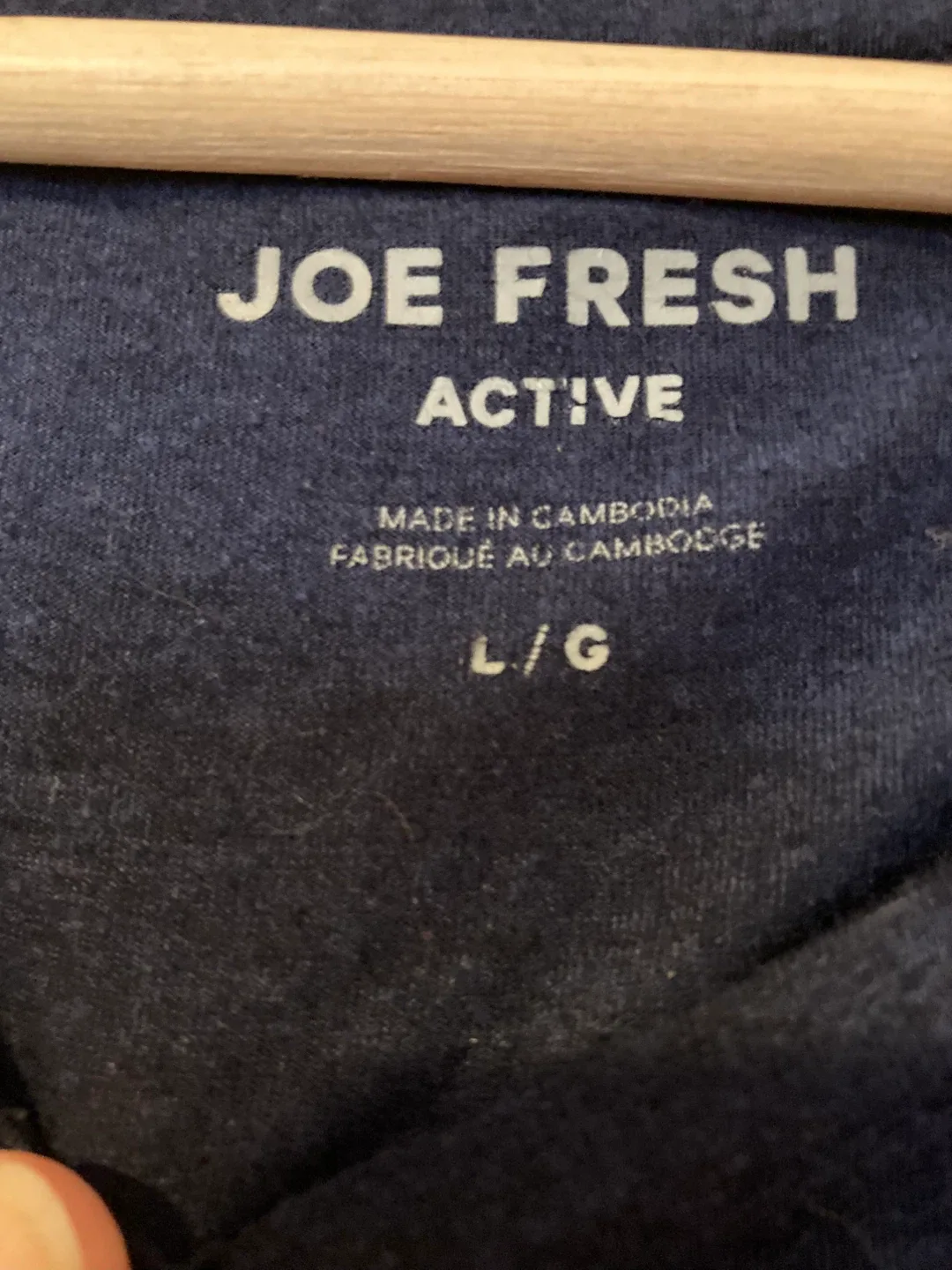 Long Sleeve Navy Shirt - Size L image indicator(2)