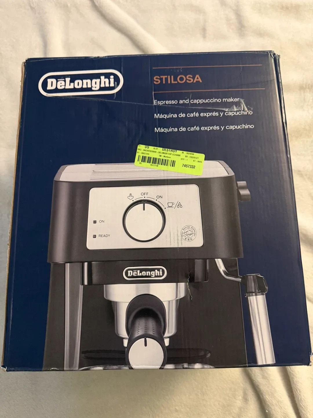 DeLonghi Stilosa Espresso & Cappuccino Maker - New in Box!