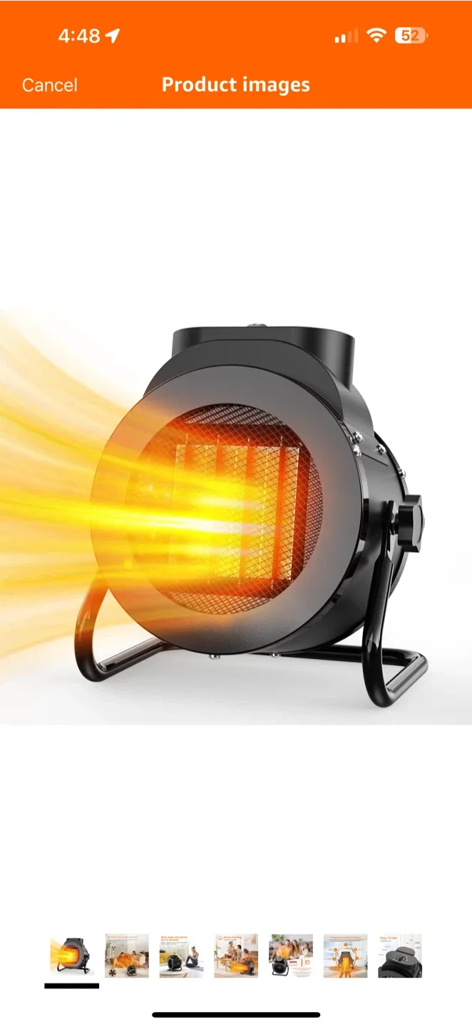 CHVEGLUZ Space Heater - PTC Ceramic Heater