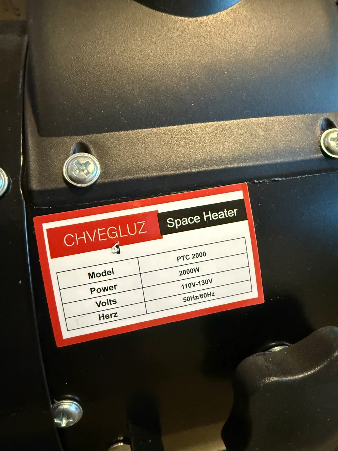 CHVEGLUZ Space Heater - PTC Ceramic Heater image indicator(8)