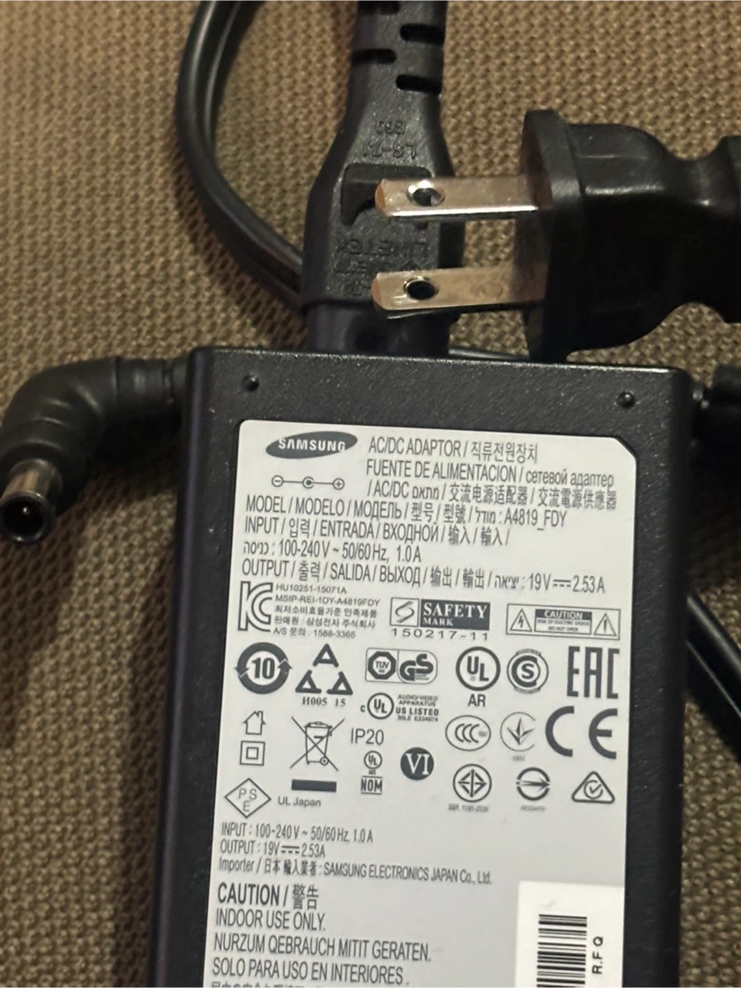 Samsung AC/DC Adapter 48W - photo 3