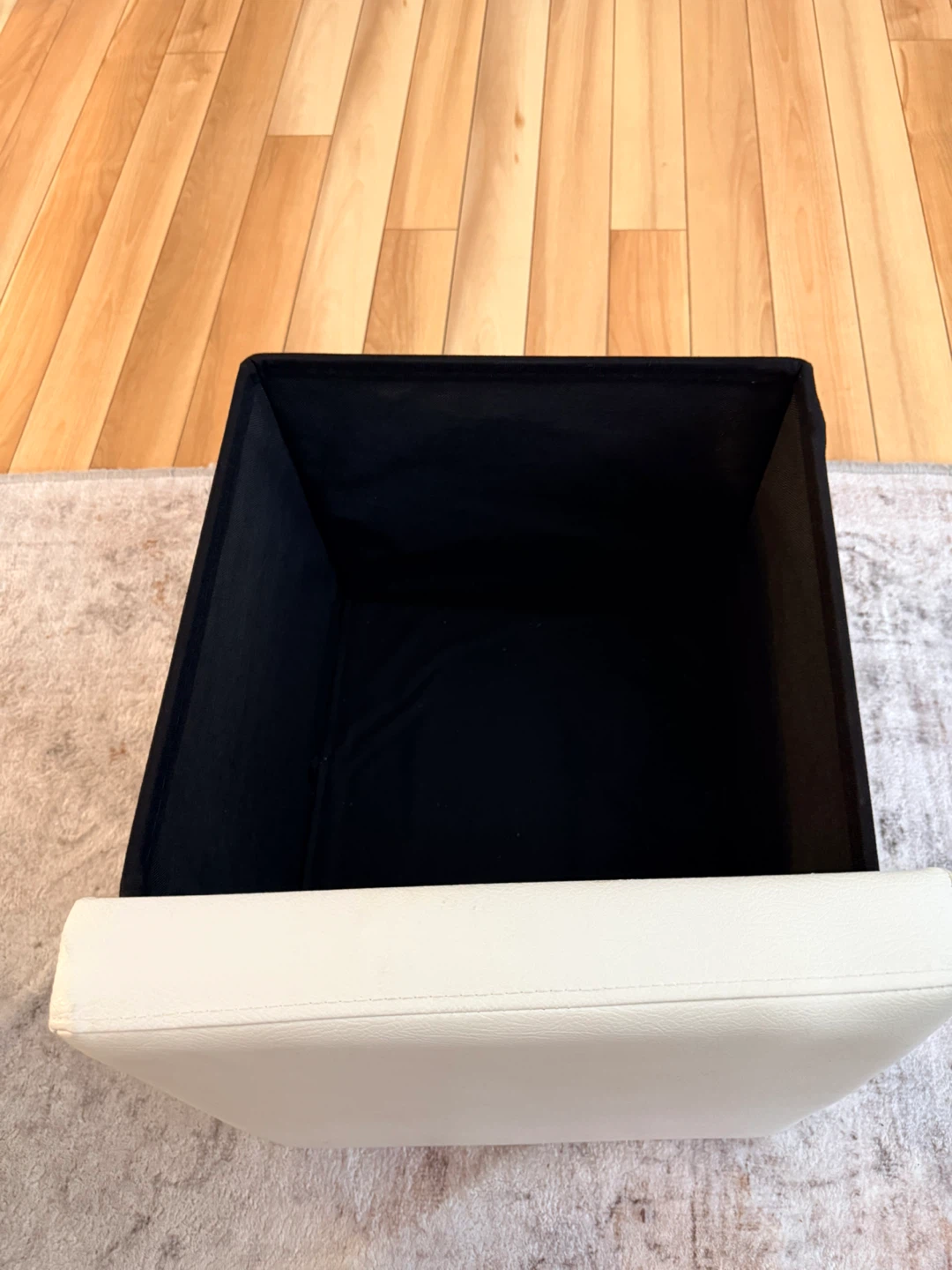 Storage Ottoman - White - photo 2