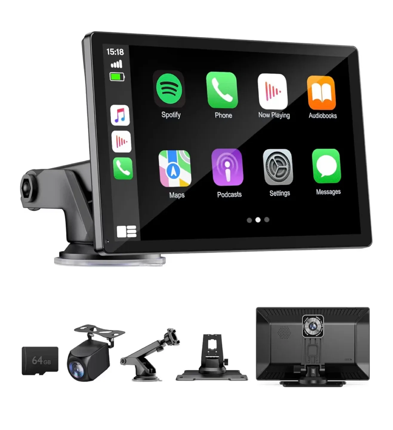 Car Stereo Receiver with CarPlay & Android Auto