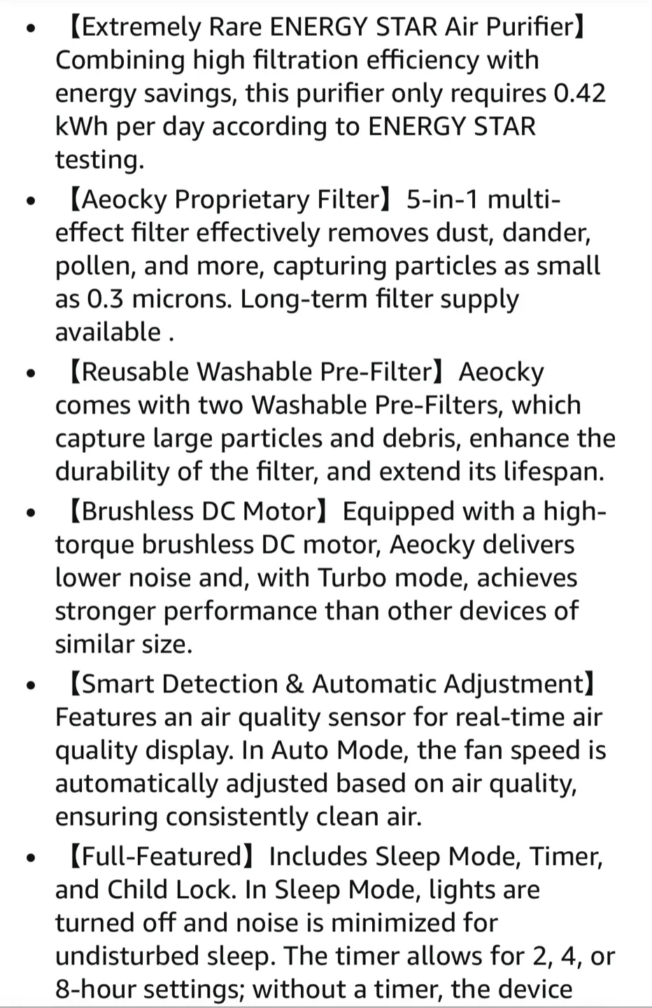 5-in-1 Large Room Air Purifier image indicator(3)