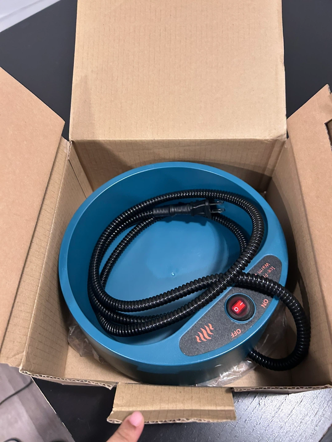 New Pet Heated Bowl - Ice-Free Warm Water