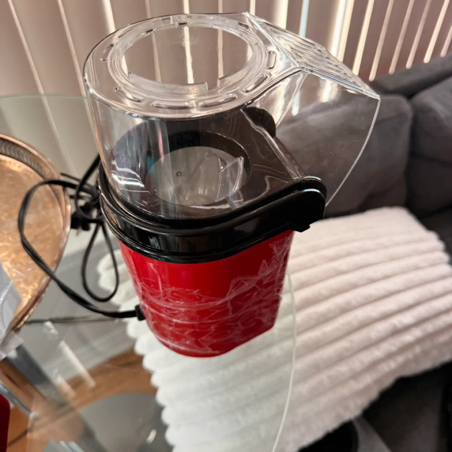 Red Hot Air Popcorn Popper