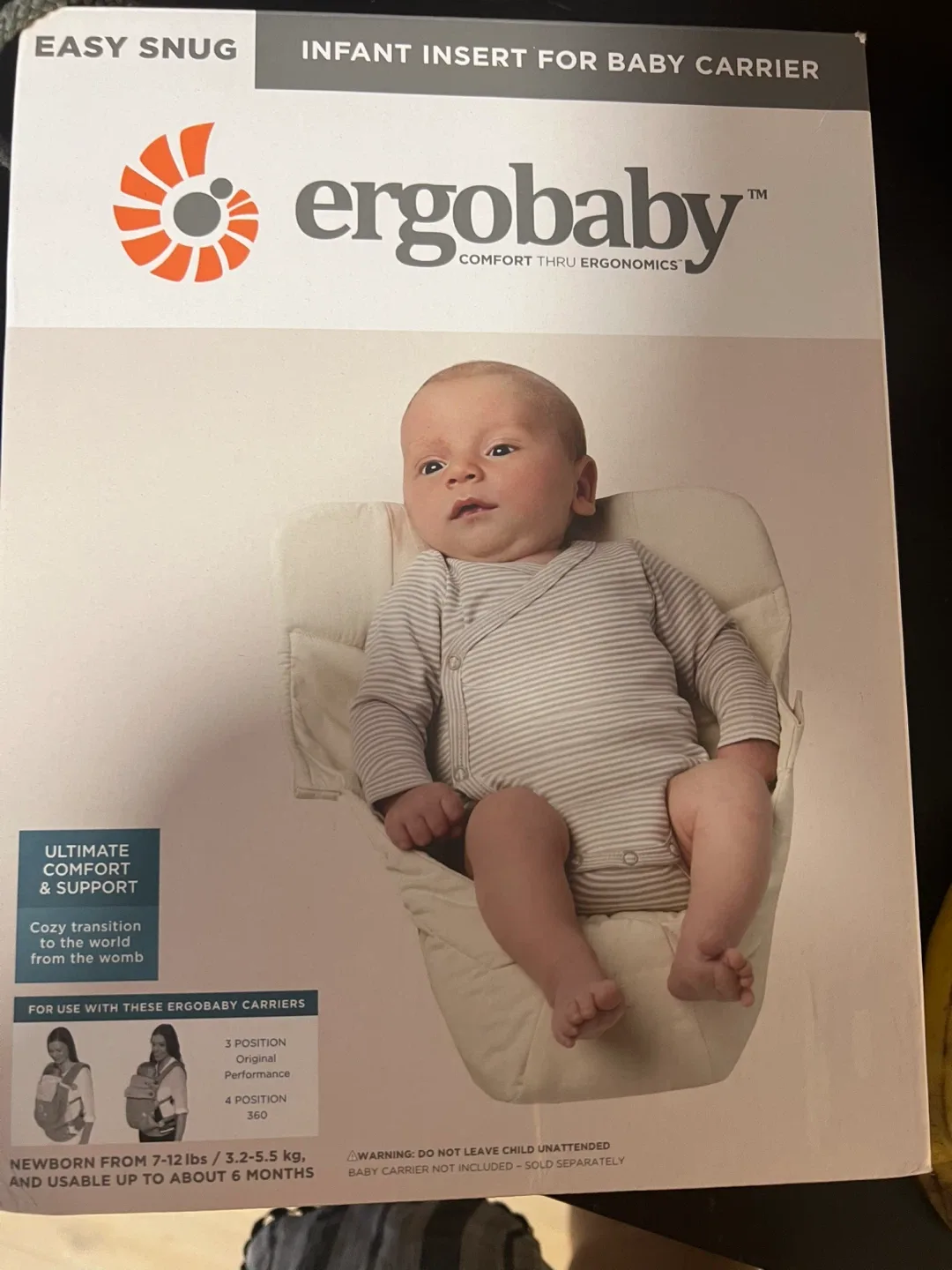 Ergobaby Easy Snug Infant Insert