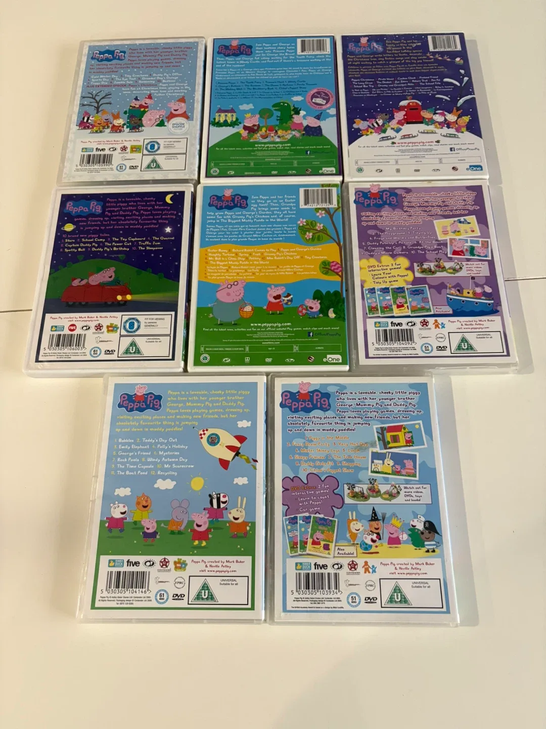 Peppa Pig DVD Collection 8 DVD’s image indicator(2)