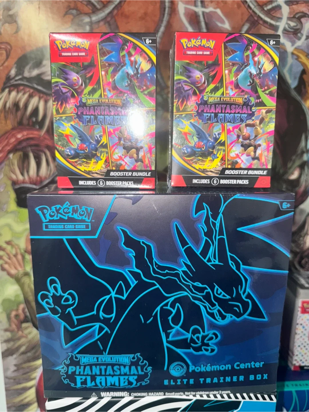 Pokémon Mega Evolution Phantasmal Flames PKC ETB+ Bundle