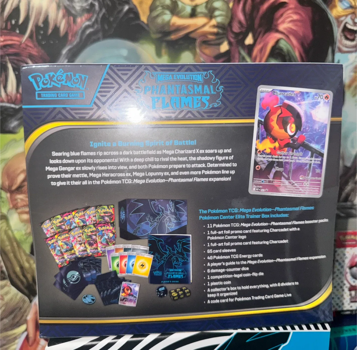 Pokémon Mega Evolution Phantasmal Flames PKC ETB+ Bundle image indicator(2)