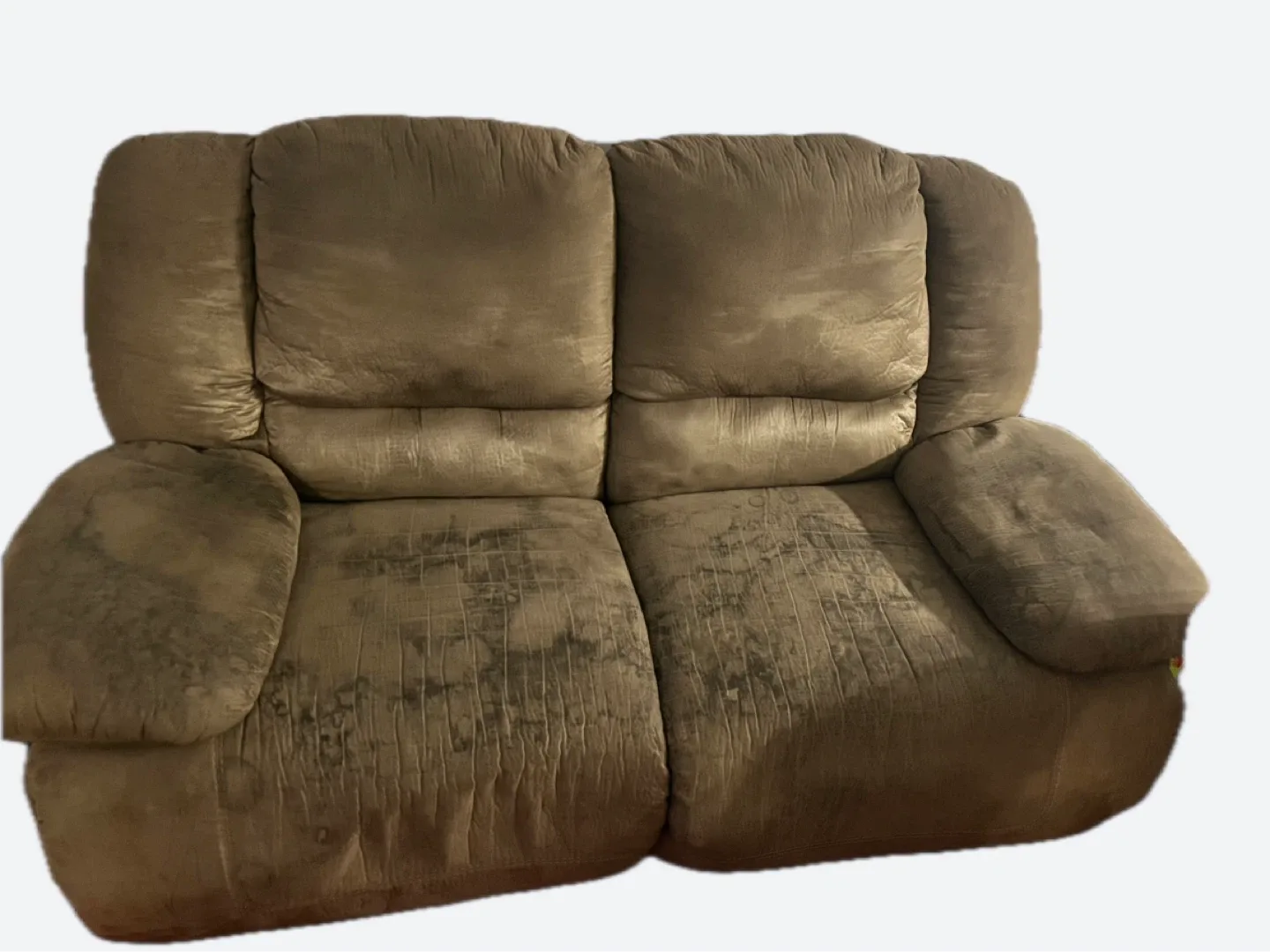Brown Loveseat Recliner image indicator(2)