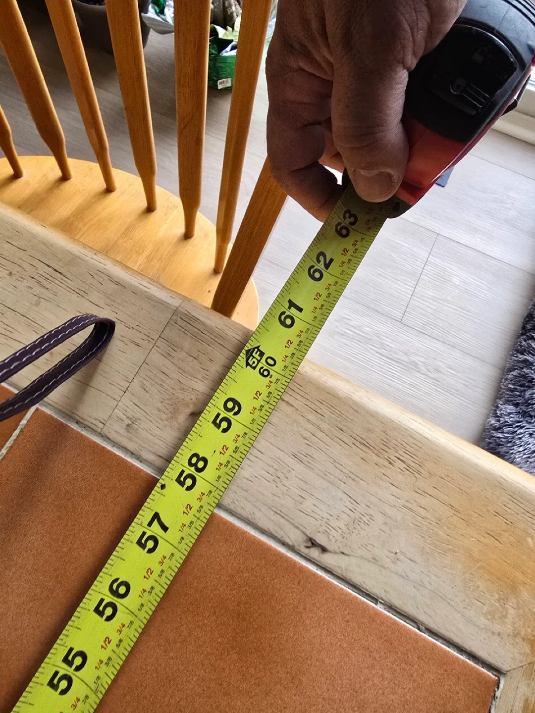 Dining Table with Tile Inlay, 62 x 37 inches image indicator(4)